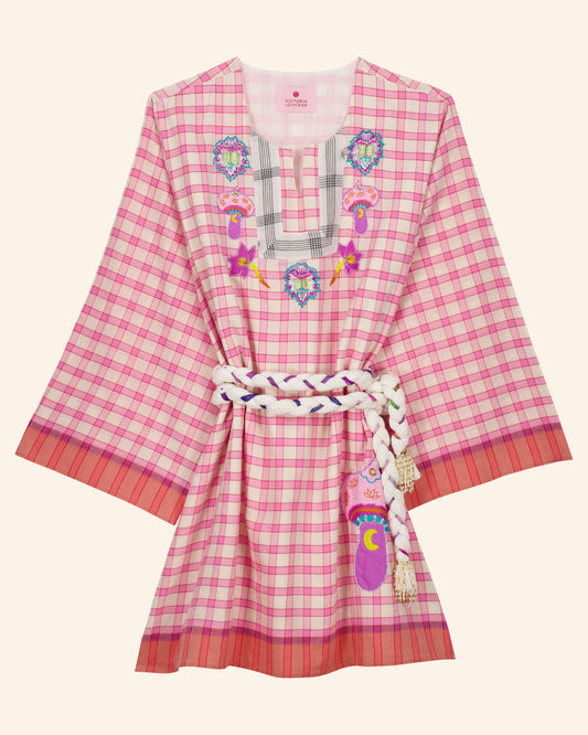 FLAMINGO SUNRISE SHORT DRESS