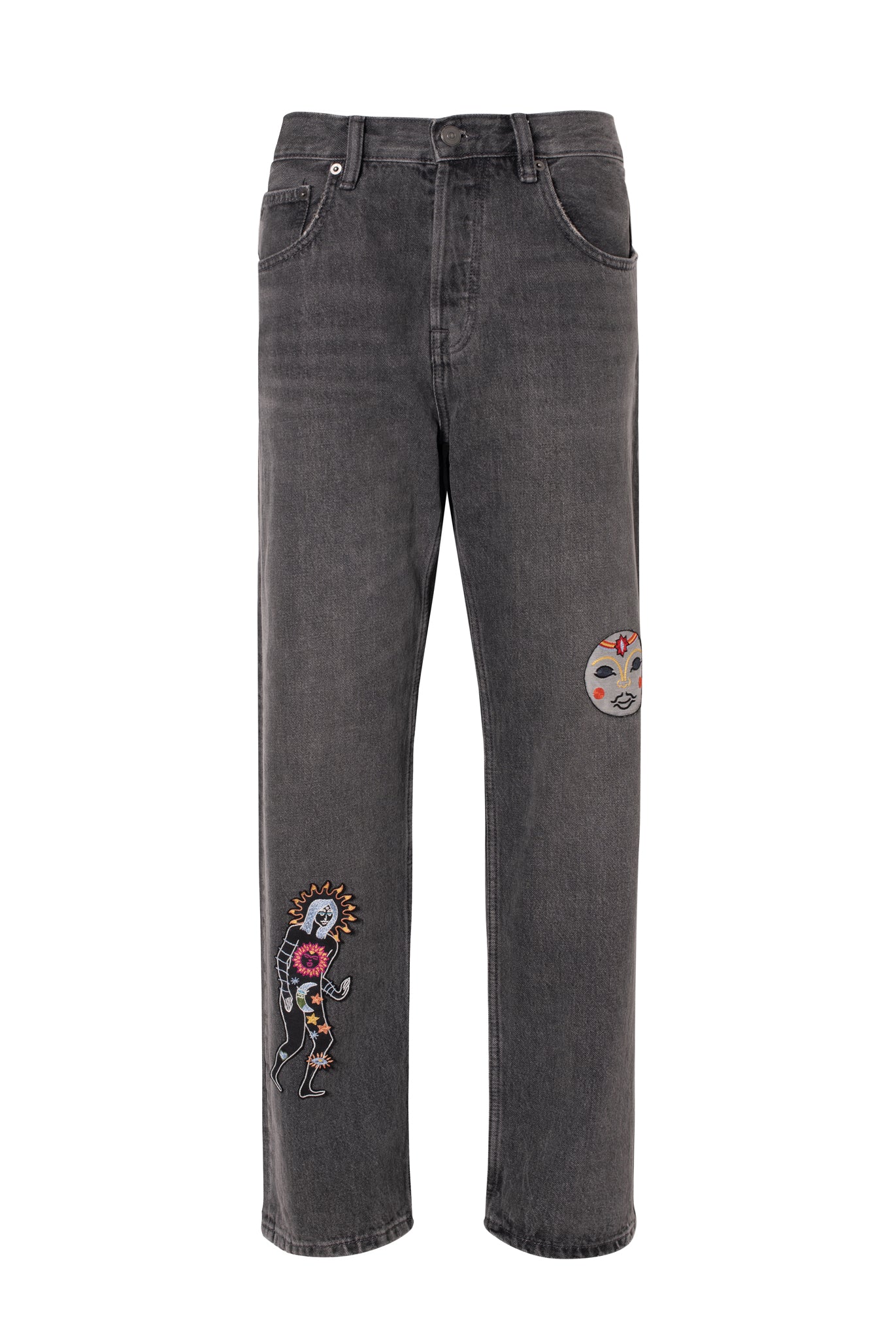 MAGIC MOON GREY DENIM PANT