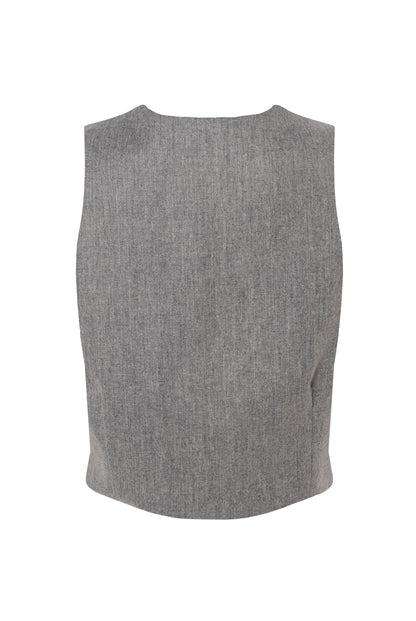 WINTER IN BOMBAY GREY WAISTCOAT