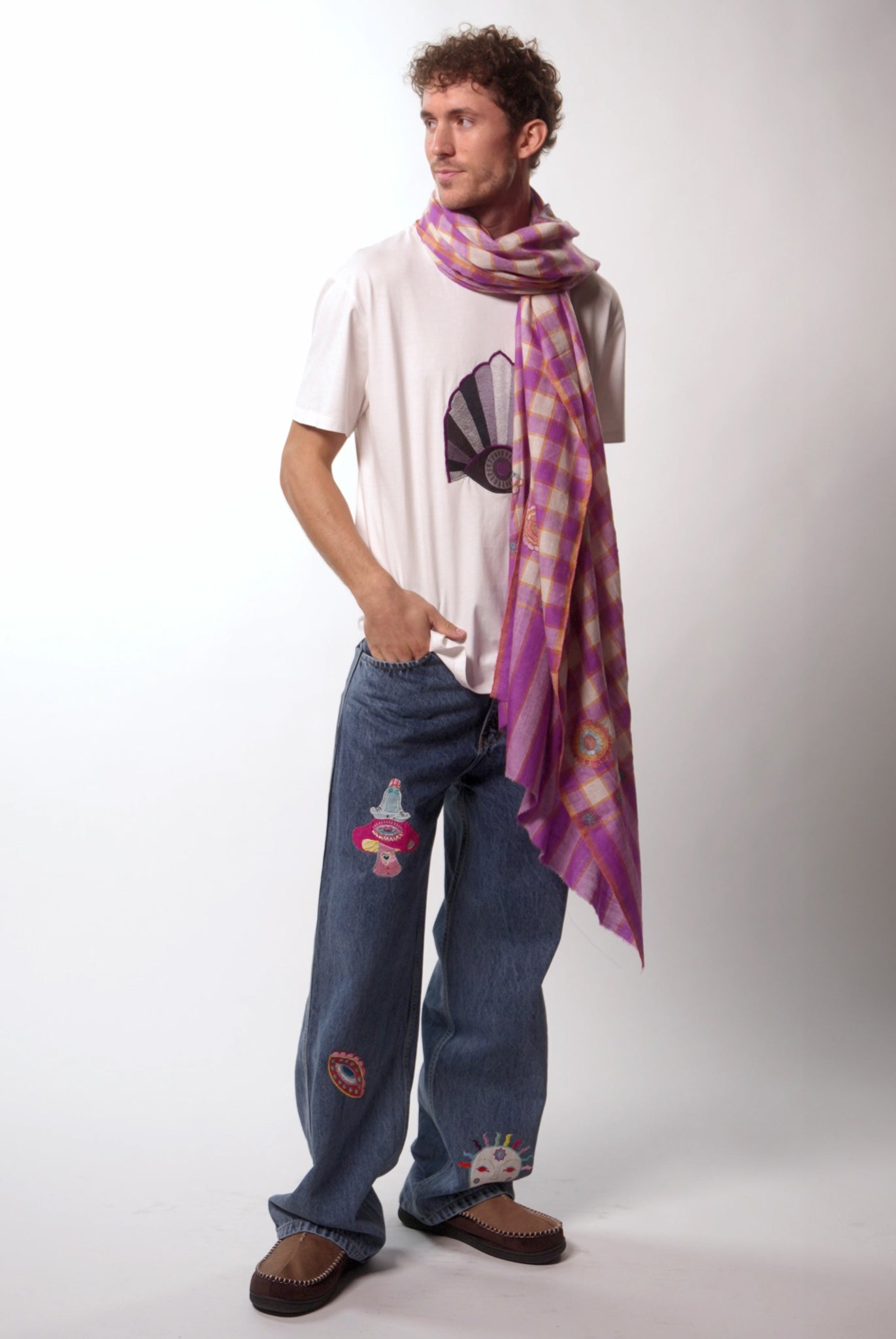 ABRACADABRA PURPLE PASHMINA