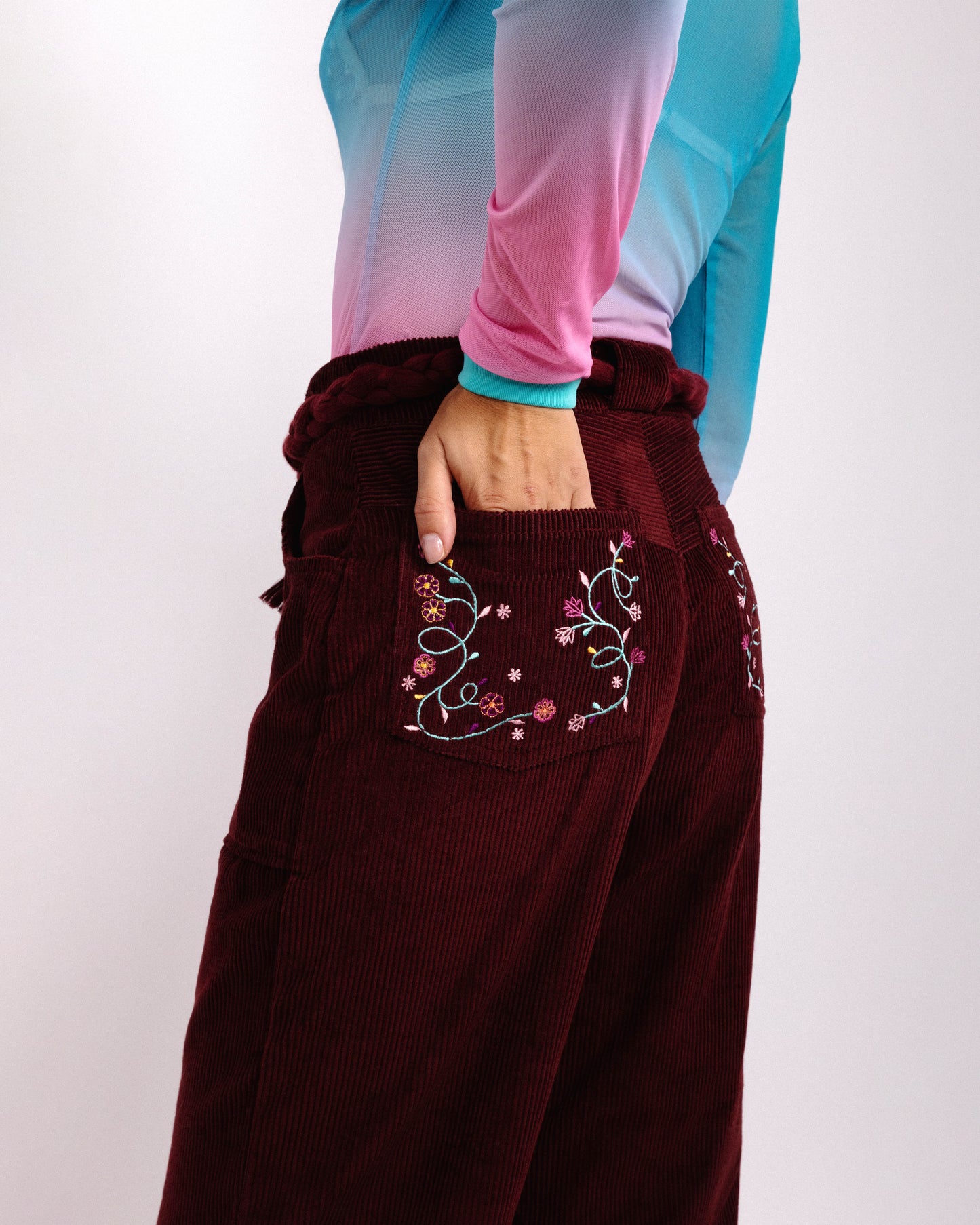 ROSEBERRY VELVET PANT
