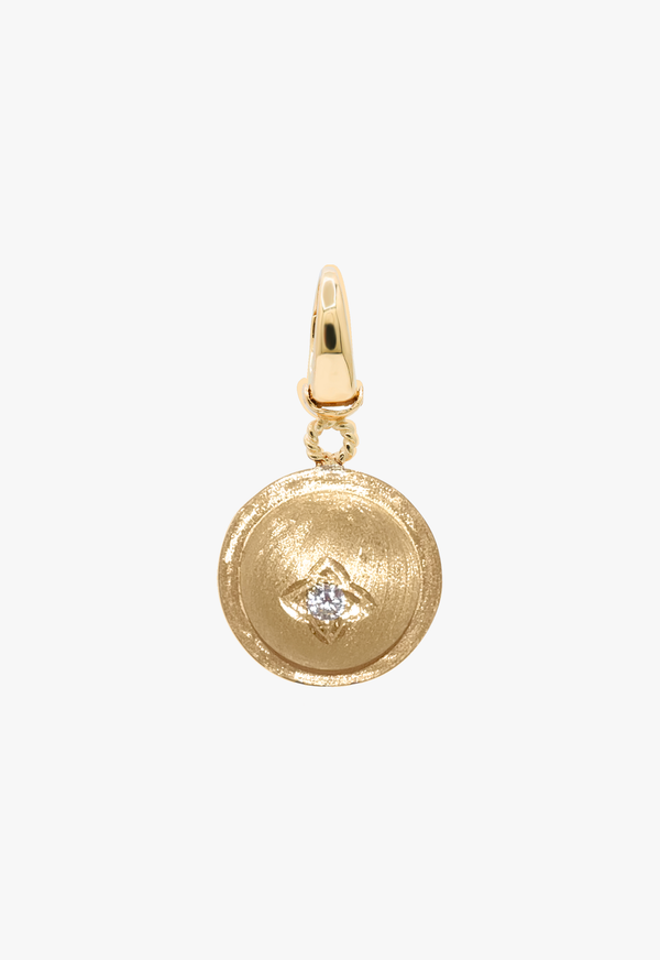 Gold Flower Chain & Coco pendant