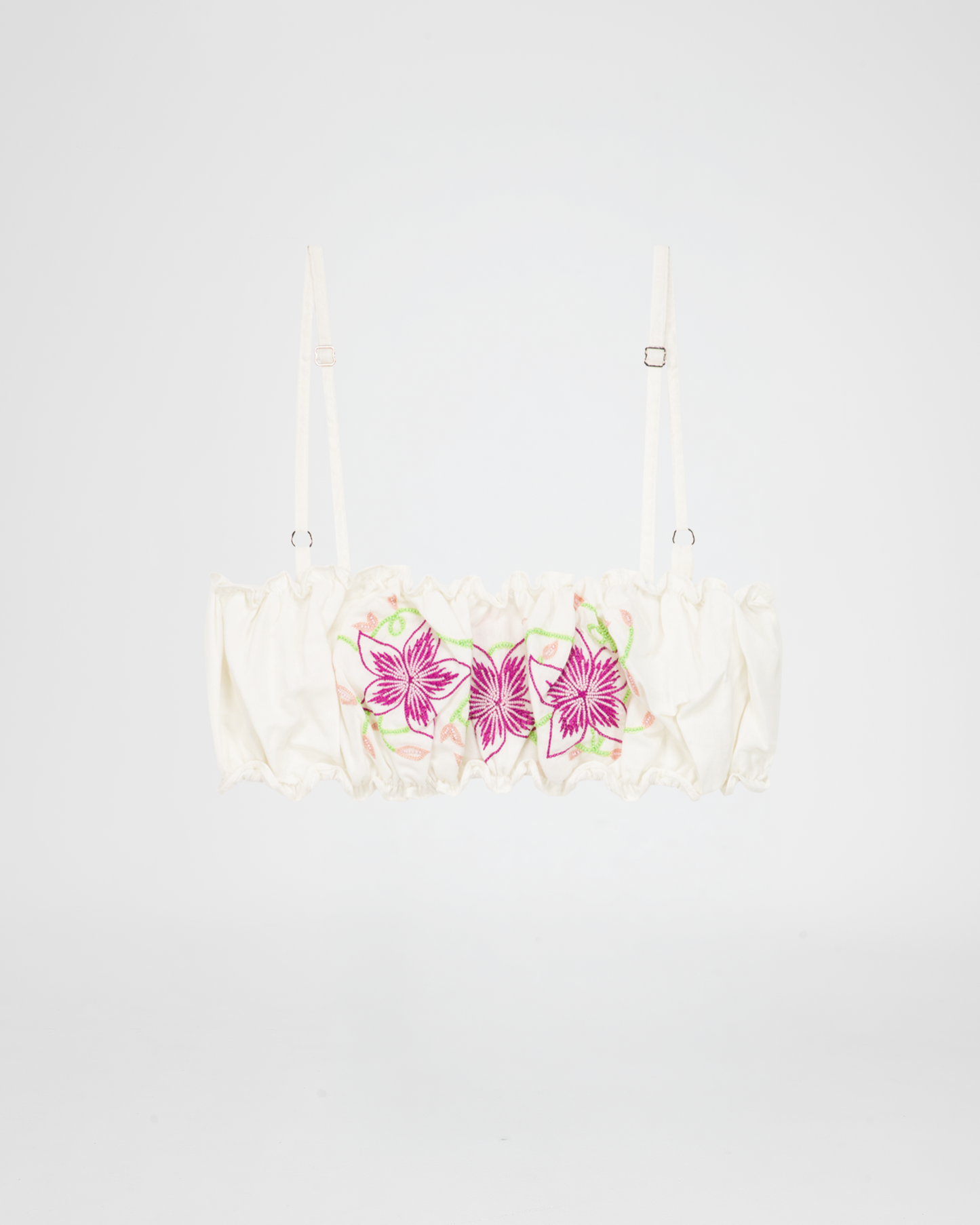 FLOR WHITE BRA