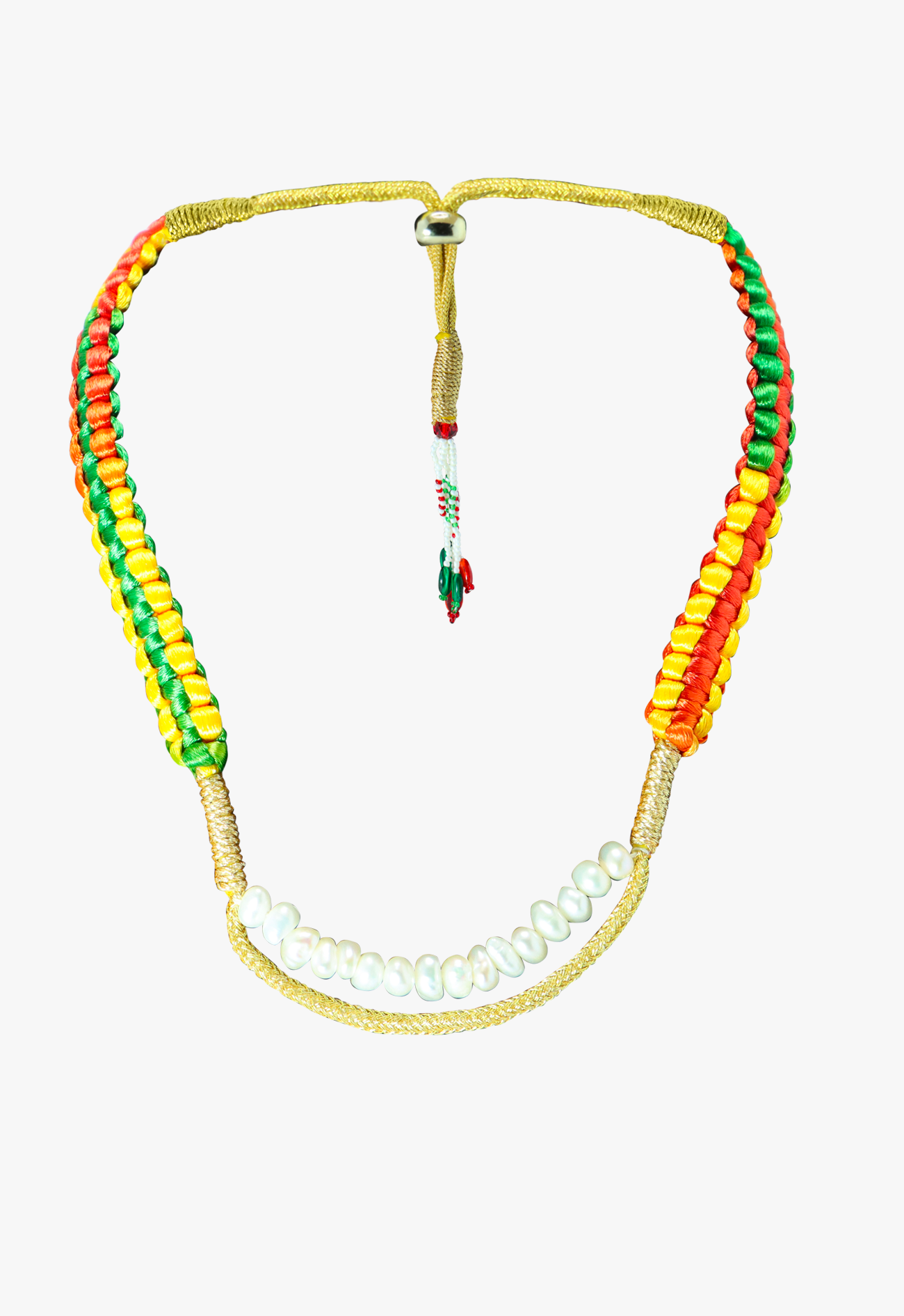GREEN & YELLOW MANIA NECKLACE