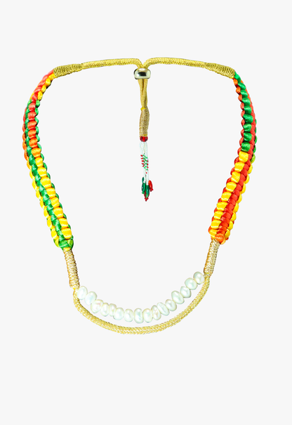 GREEN & YELLOW MANIA NECKLACE