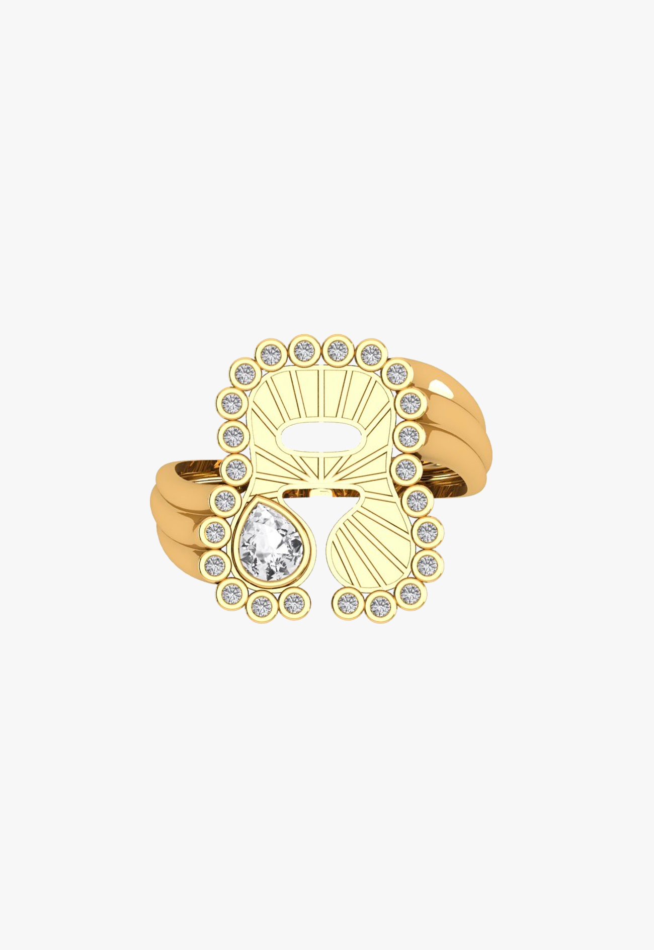 ME & YOU YELLOW SAPPHIRE RING