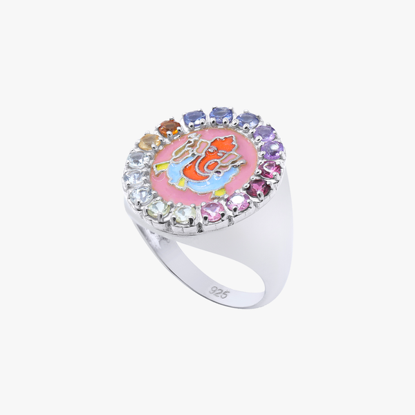 Pokhraj Silver Ring - Pearlkraft Online Jewelry Destination