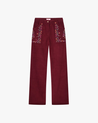 ROSEBERRY VELVET PANT