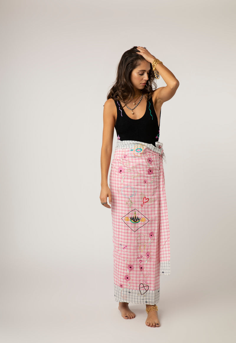 Pareo Skirt - Cosmic Love Pink