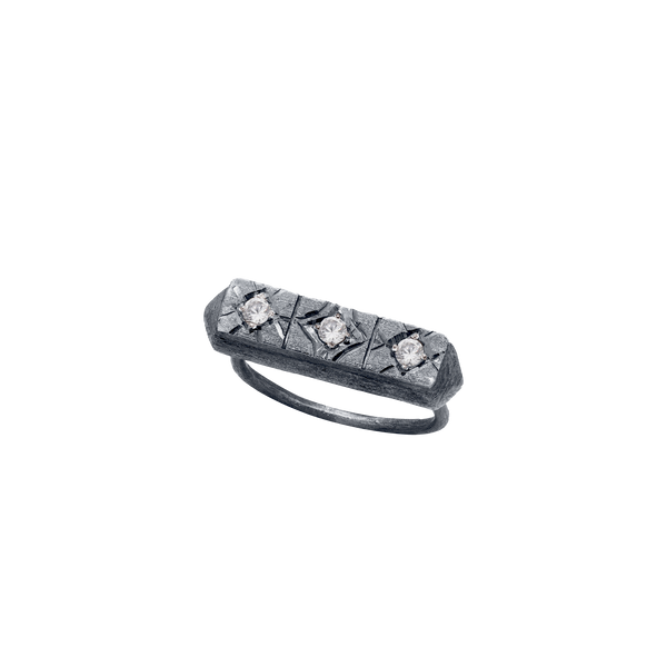 Black Trinity Ring
