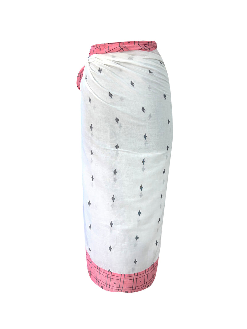 White Pareo Skirt - Enchanted Forest